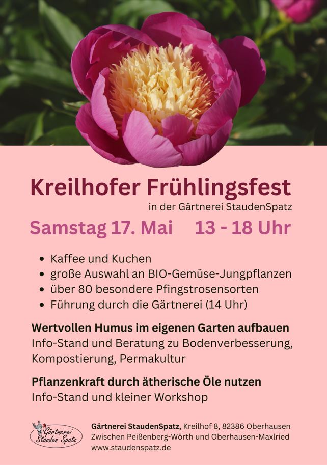 Frühlingsfest StaudenSpatz