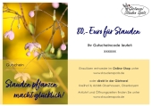 Gutschein StaudenSpatz 80 Euro